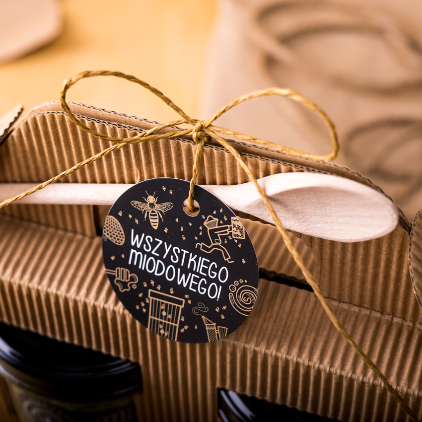 2 miodki w kartoniku na każdą okazję (2 kolory)