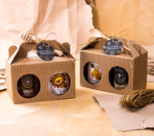 2 miody w kartoniku na każdą okazję z 1 znakiem zodiaku (2 kolory)