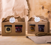 2 miodki w kartoniku na każdą okazję (2 kolory)