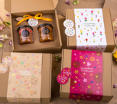 2 miody w pudełku na Dzień Kobiet