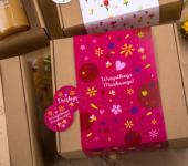 2 duże miody w pudełku na Dzień Kobiet