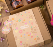 4 miodki w pudełku na Dzień Kobiet