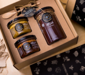 1 duży miód i 2 miodki w pudełku na każdą okazję (2 kolory)