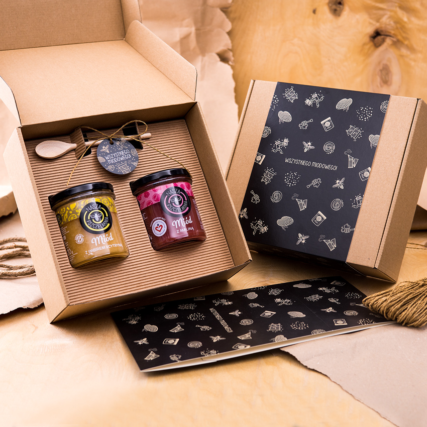 2 miody w pudełku na każdą okazję (2 kolory)
