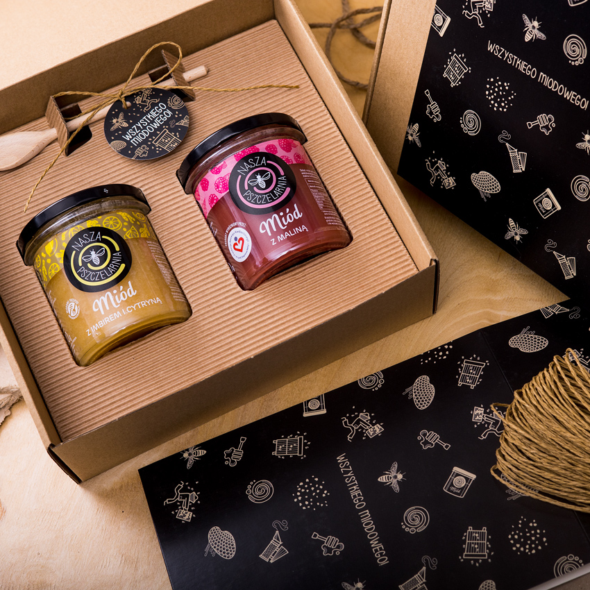 2 miody w pudełku na każdą okazję (2 kolory)