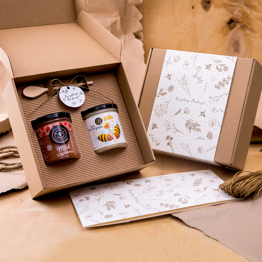 2 miody w pudełku na każdą okazję z 1 znakiem zodiaku (2 kolory)