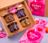 4 miodki w pudełku na Dzień Matki