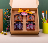 4 miodki w pudełku na koniec Roku Szkolnego