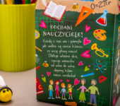1 miód w kolorowym pudełku na Dzień Nauczyciela z 1 znakiem zodiaku