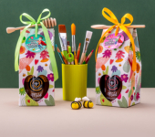 1 miód w kwiatowym pudełku na Dzień Nauczyciela