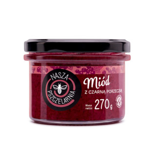 Miód z czarną porzeczką - 270g