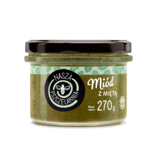 Miód z miętą - 270g