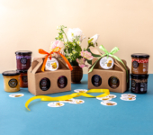 2 miodziki w kartoniku na urodziny ze znakiem zodiaku