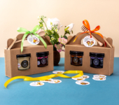 2 miodki w kartoniku na urodziny ze znakiem zodiaku