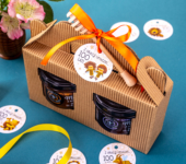 2 miodki w kartoniku na urodziny ze znakiem zodiaku