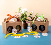 2 miody w kartoniku na urodziny ze znakiem zodiaku