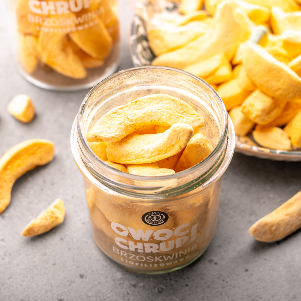 Owoc Chrup Brzoskwinia liofilizowana