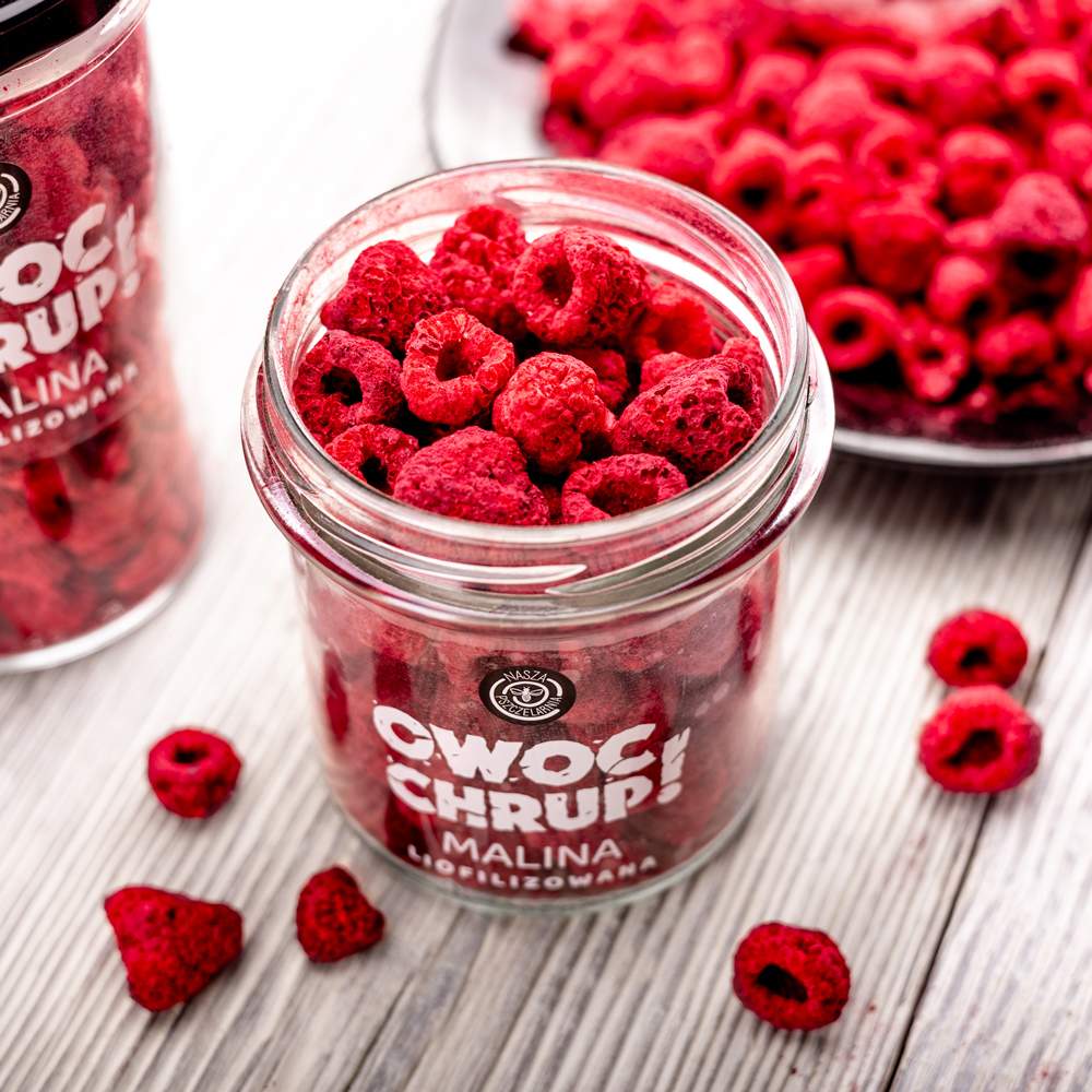 Owoc Chrup Malina liofilizowana